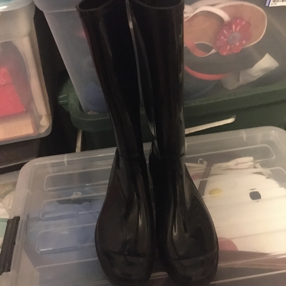 Coach Rubber Rain Snow Boots Size 7